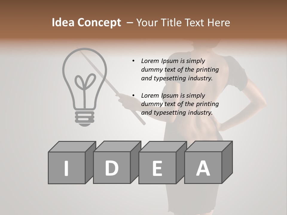 Scholastic Girl Female PowerPoint Template