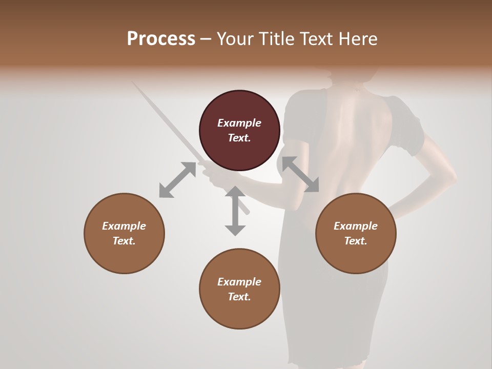 Scholastic Girl Female PowerPoint Template