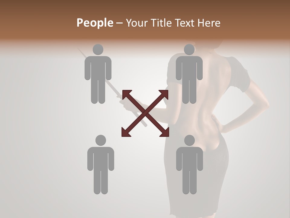 Scholastic Girl Female PowerPoint Template