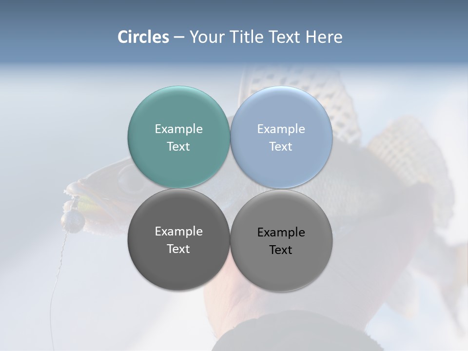 Jerkbait Scales Water PowerPoint Template