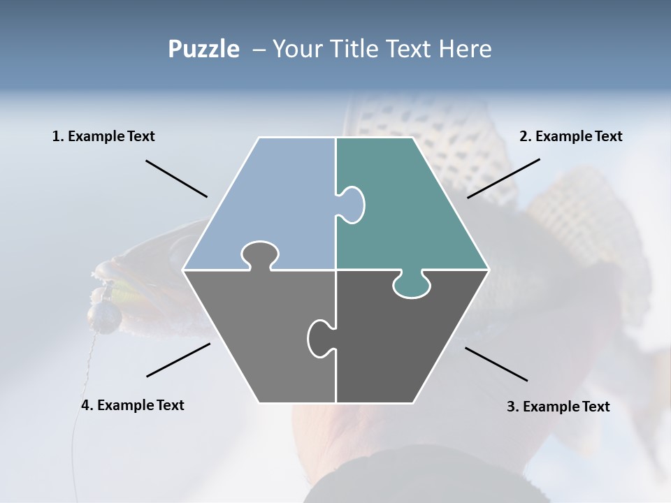 Jerkbait Scales Water PowerPoint Template