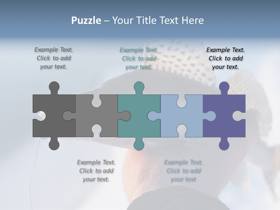 Jerkbait Scales Water PowerPoint Template