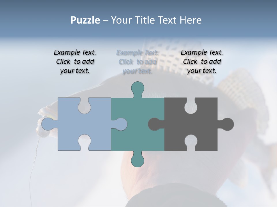 Jerkbait Scales Water PowerPoint Template