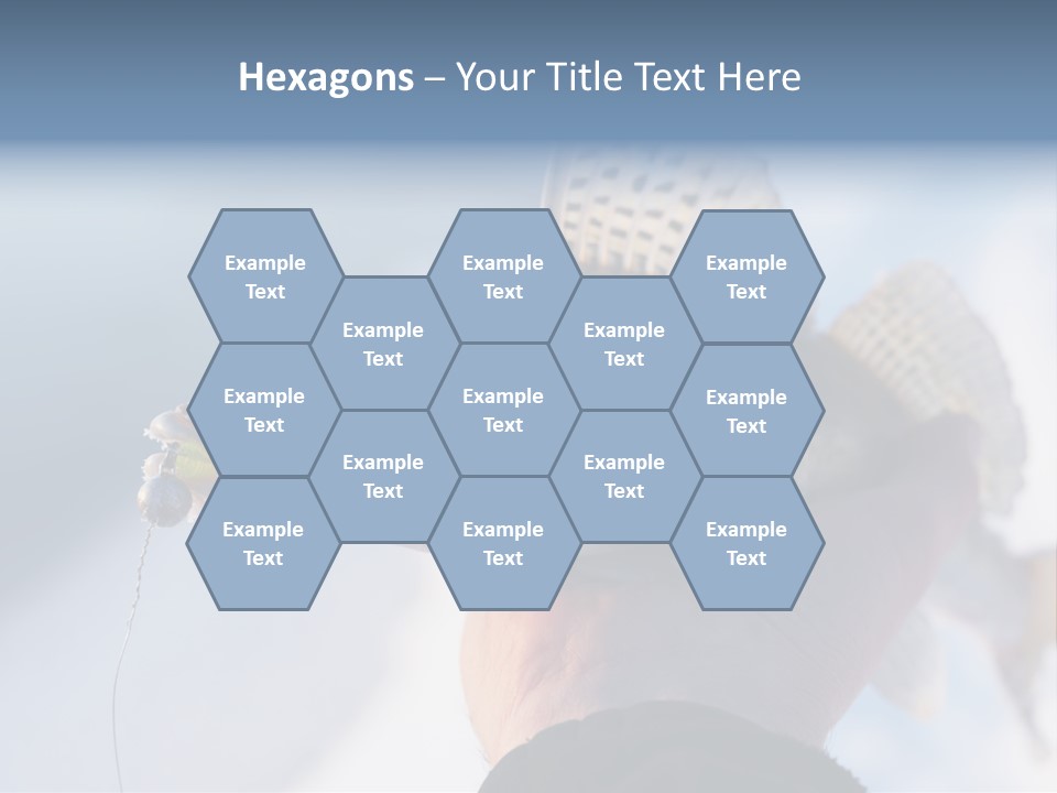 Jerkbait Scales Water PowerPoint Template