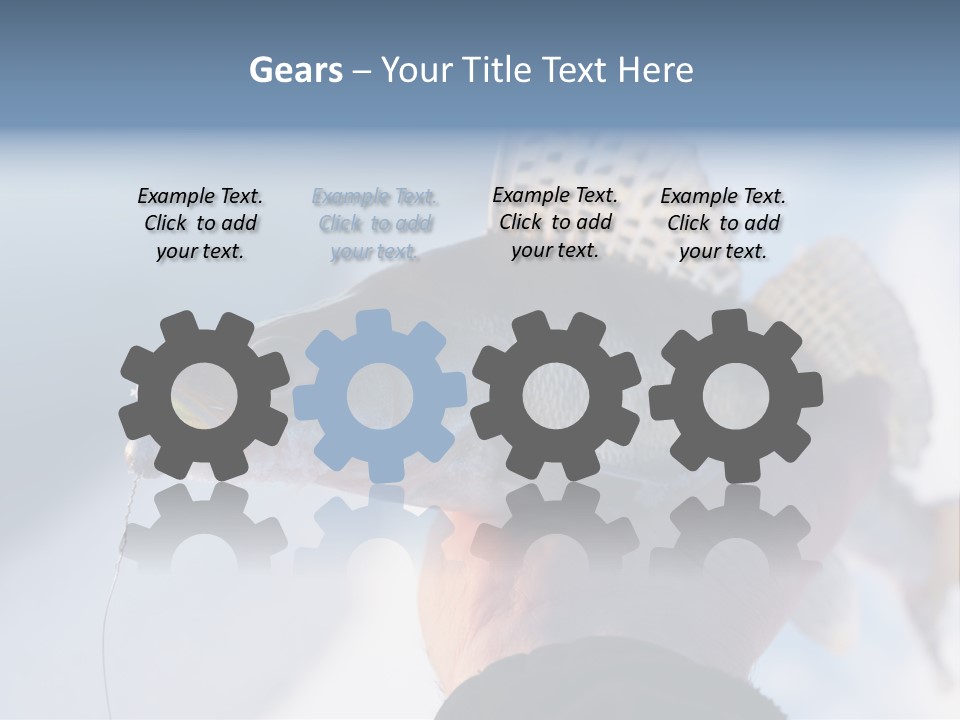 Jerkbait Scales Water PowerPoint Template