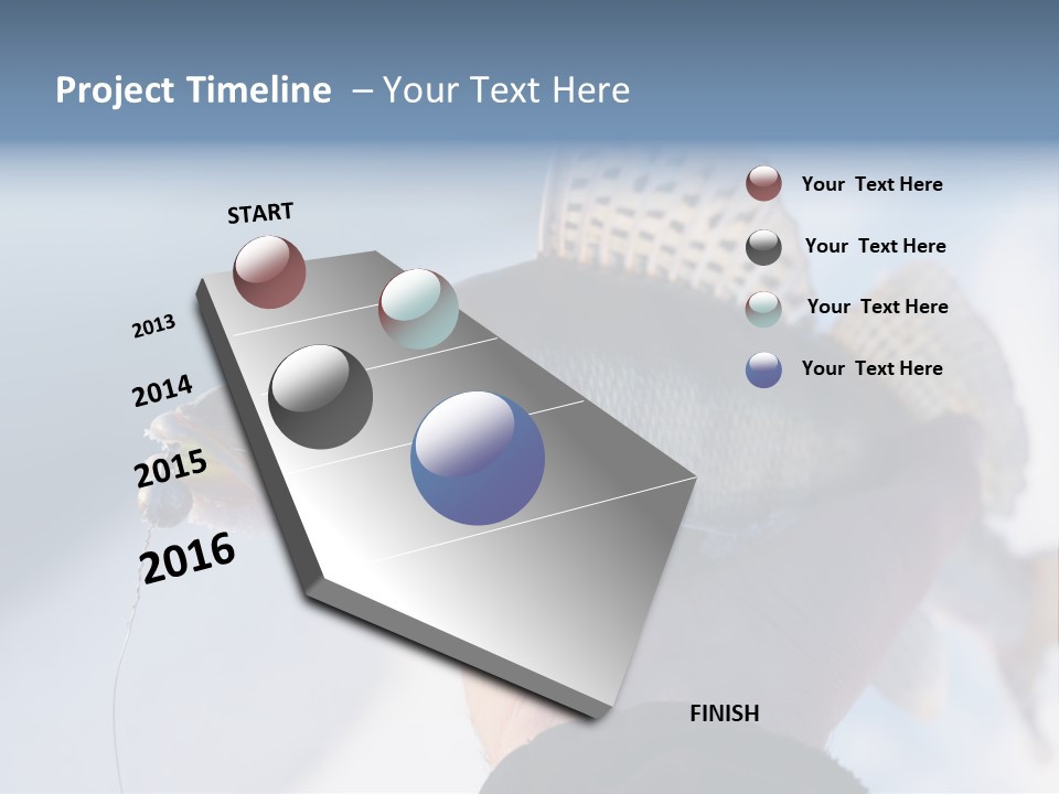 Jerkbait Scales Water PowerPoint Template