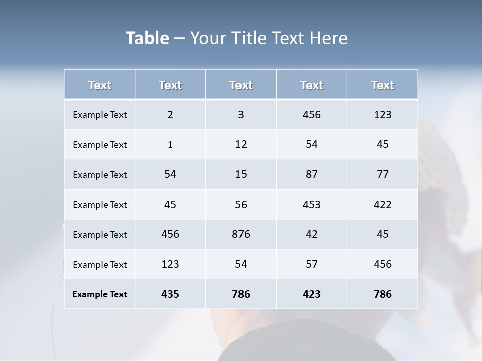 Jerkbait Scales Water PowerPoint Template
