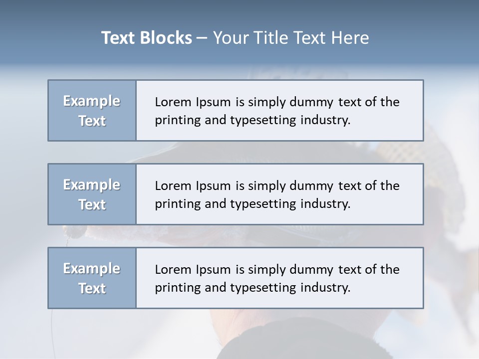 Jerkbait Scales Water PowerPoint Template