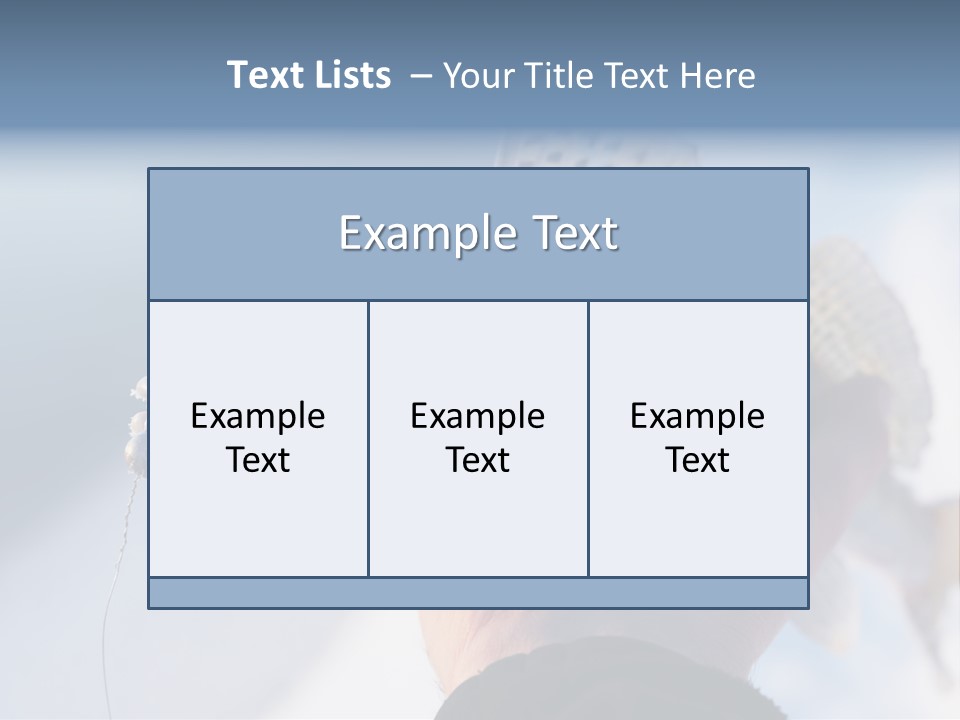 Jerkbait Scales Water PowerPoint Template
