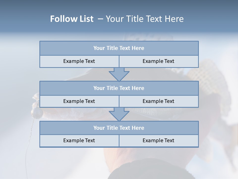 Jerkbait Scales Water PowerPoint Template