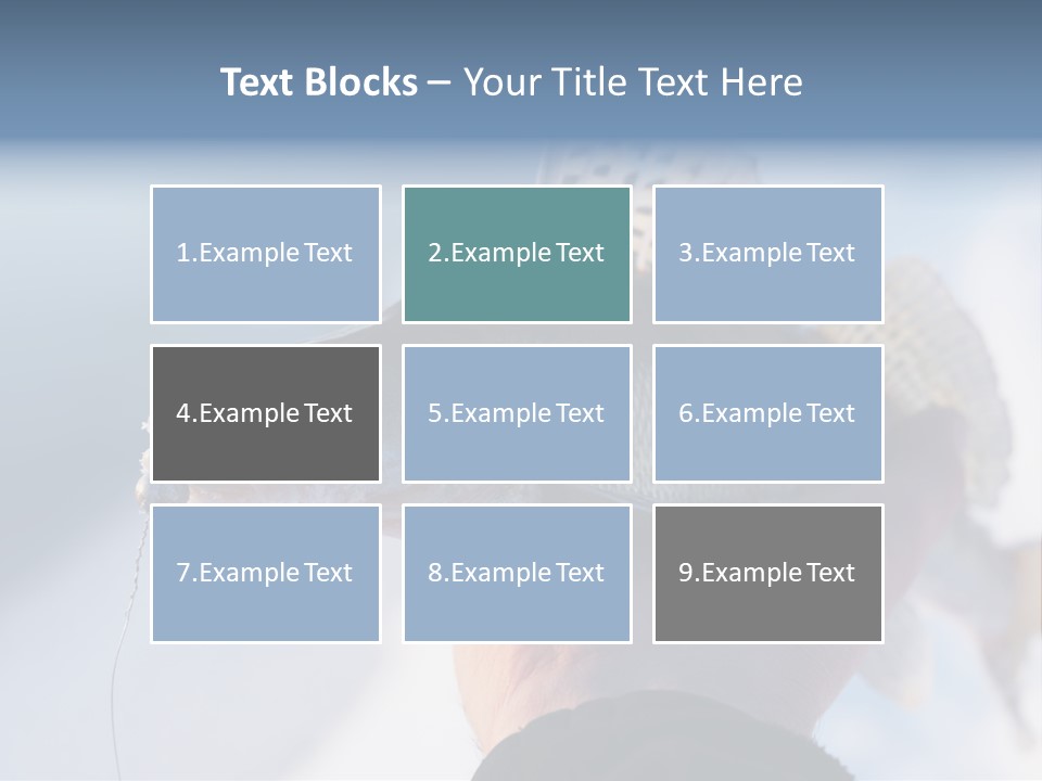 Jerkbait Scales Water PowerPoint Template