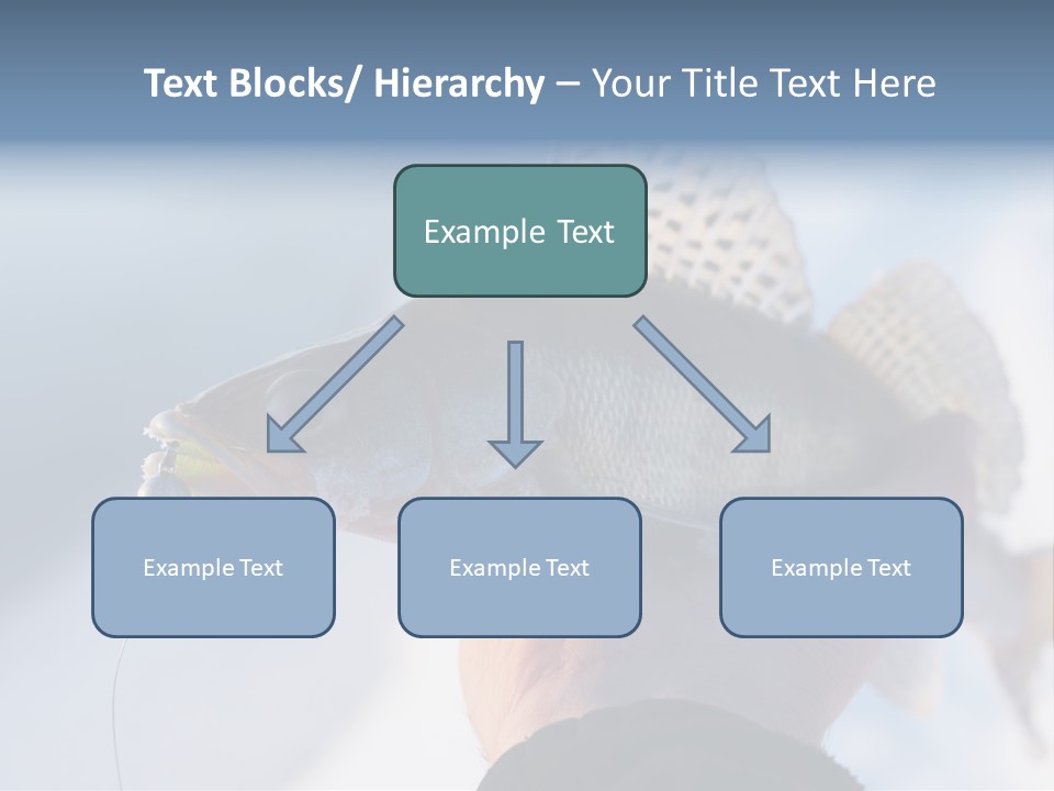 Jerkbait Scales Water PowerPoint Template
