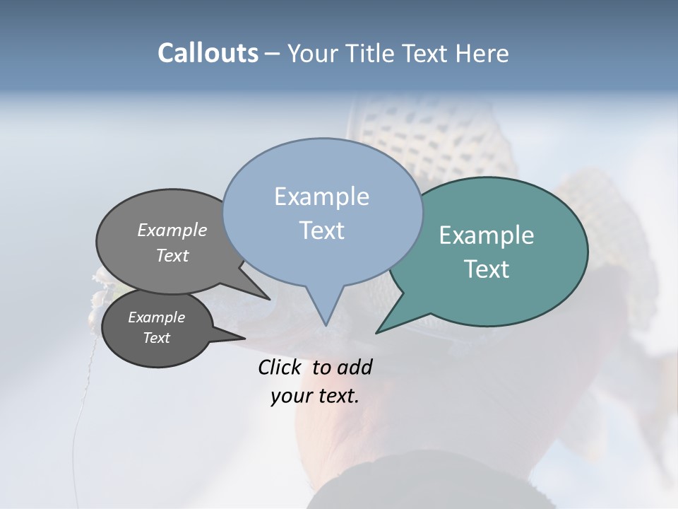 Jerkbait Scales Water PowerPoint Template