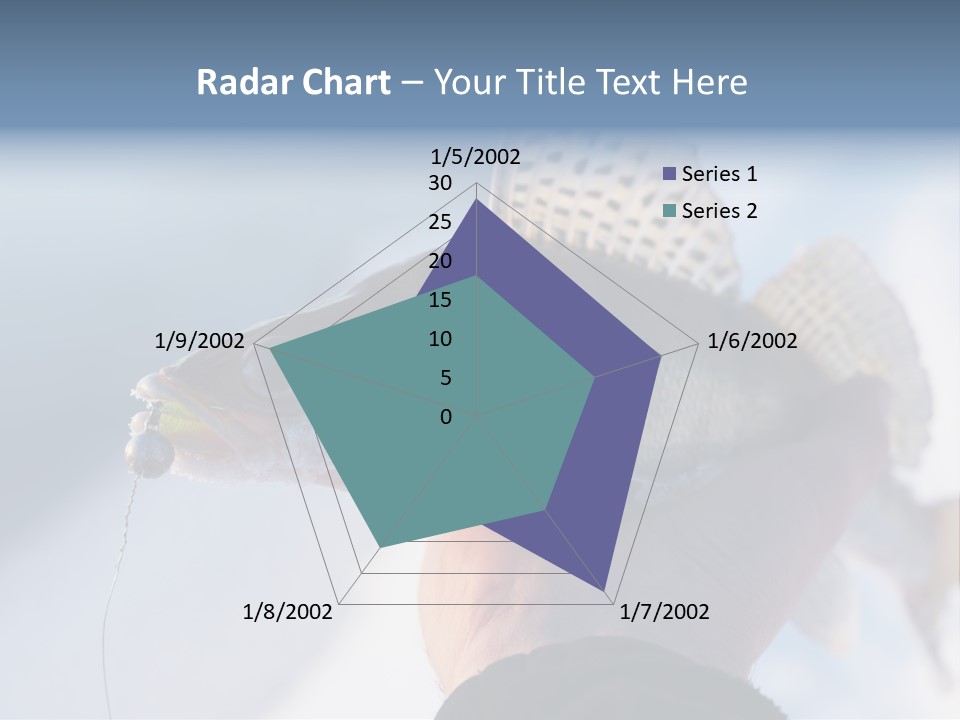 Jerkbait Scales Water PowerPoint Template