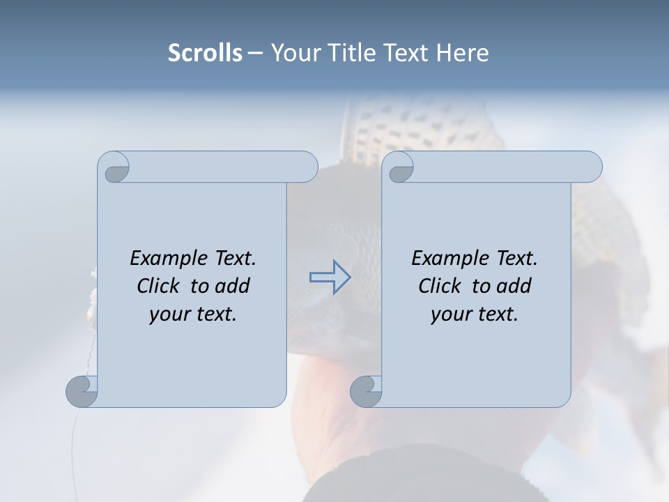 Jerkbait Scales Water PowerPoint Template