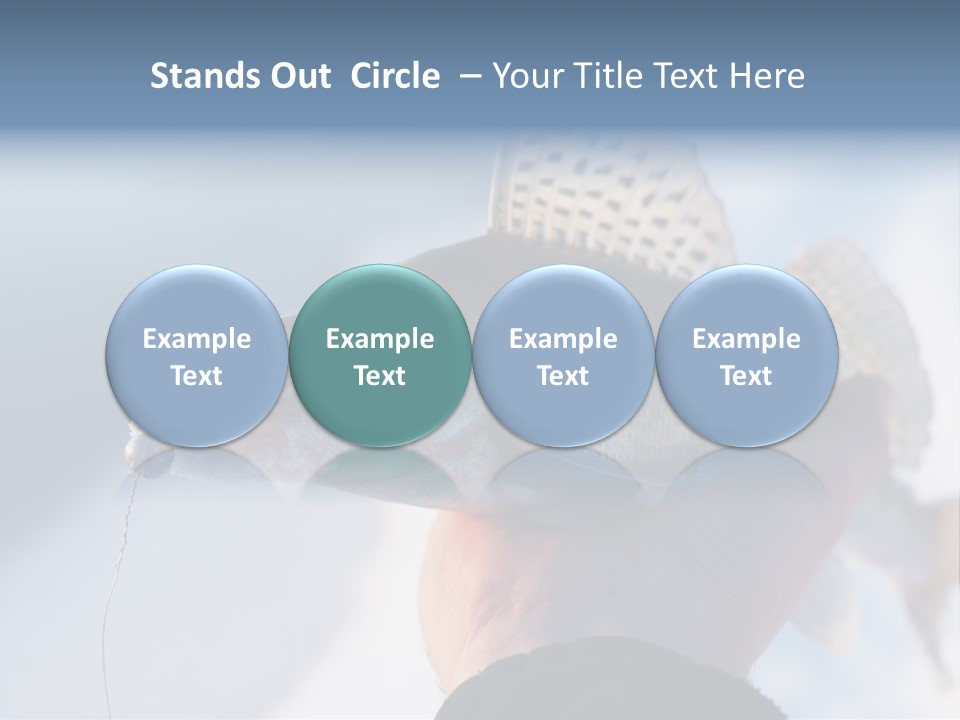 Jerkbait Scales Water PowerPoint Template