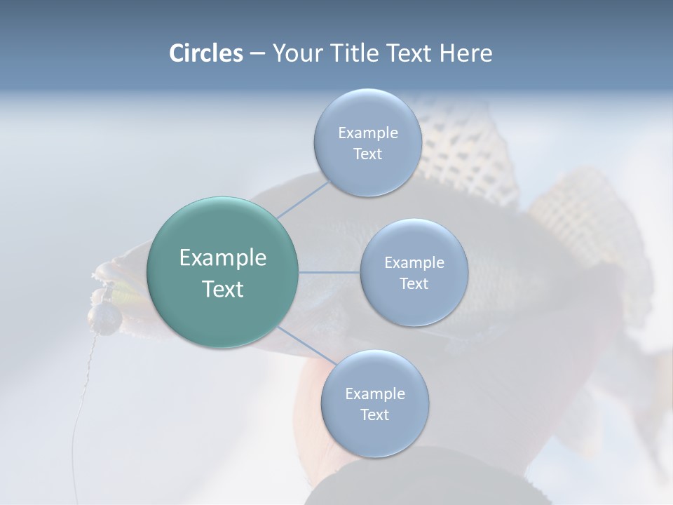 Jerkbait Scales Water PowerPoint Template