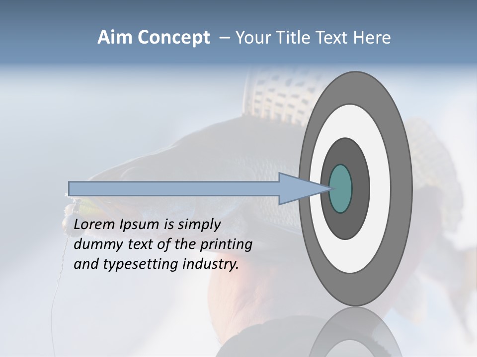 Jerkbait Scales Water PowerPoint Template