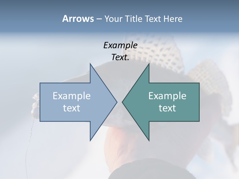 Jerkbait Scales Water PowerPoint Template