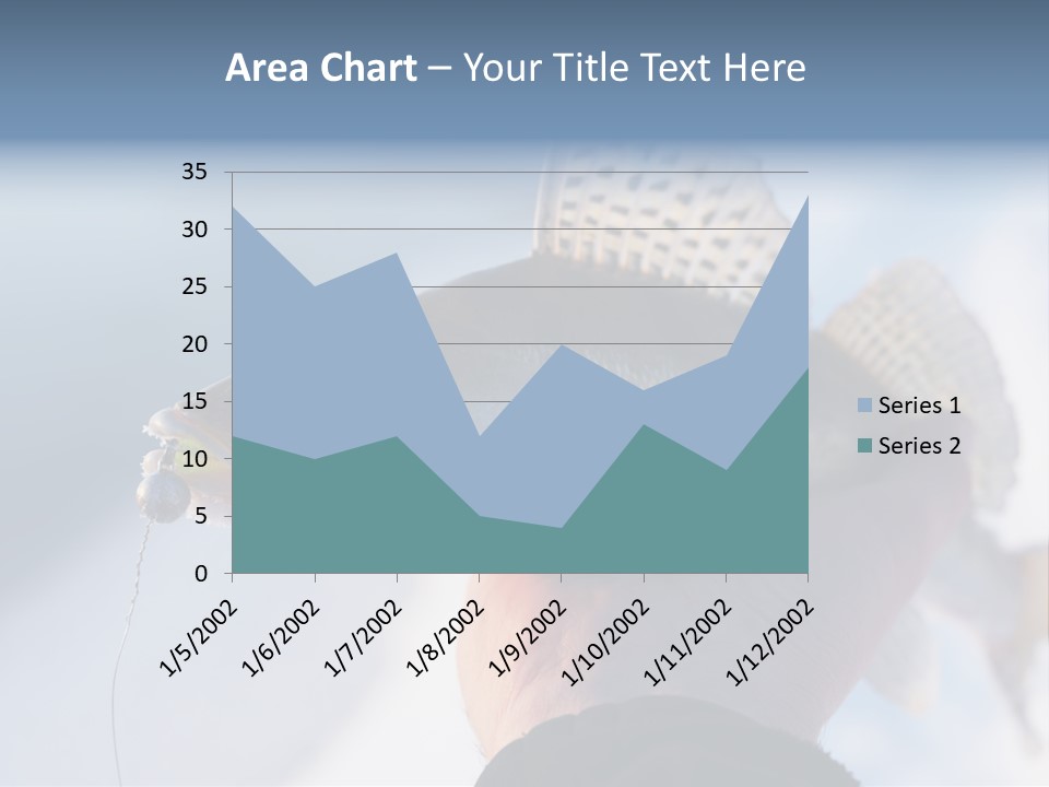 Jerkbait Scales Water PowerPoint Template