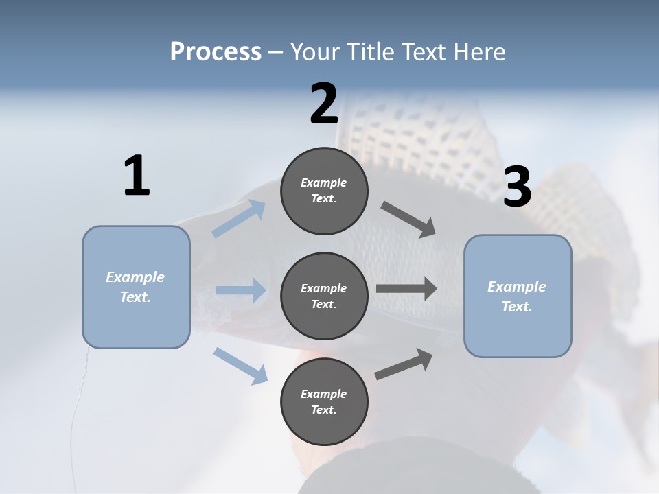 Jerkbait Scales Water PowerPoint Template