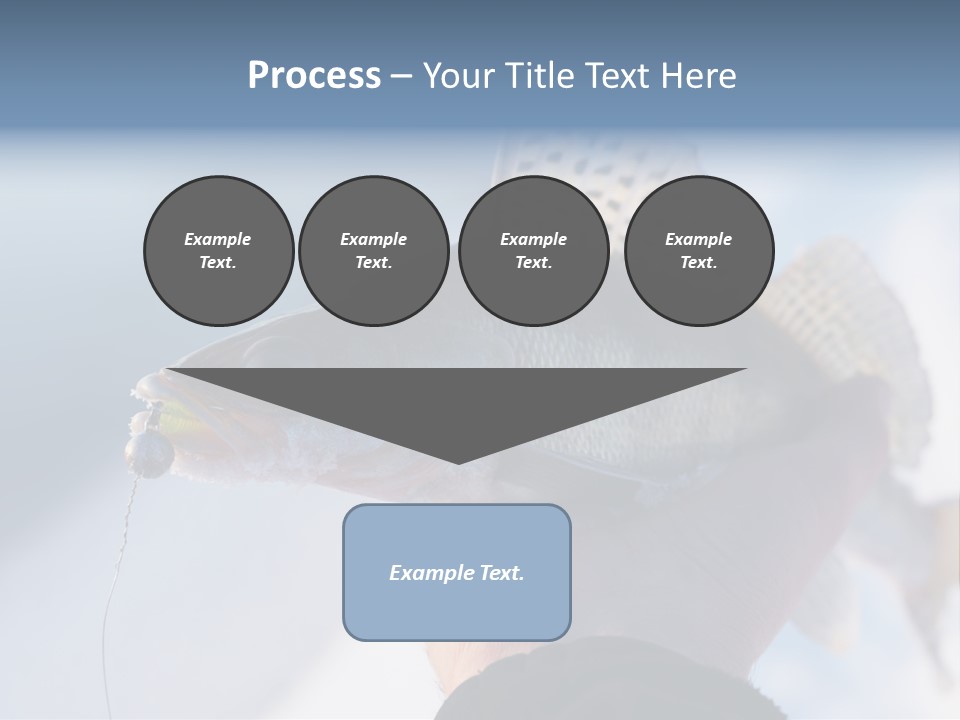 Jerkbait Scales Water PowerPoint Template