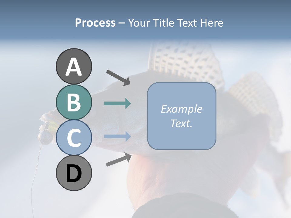 Jerkbait Scales Water PowerPoint Template