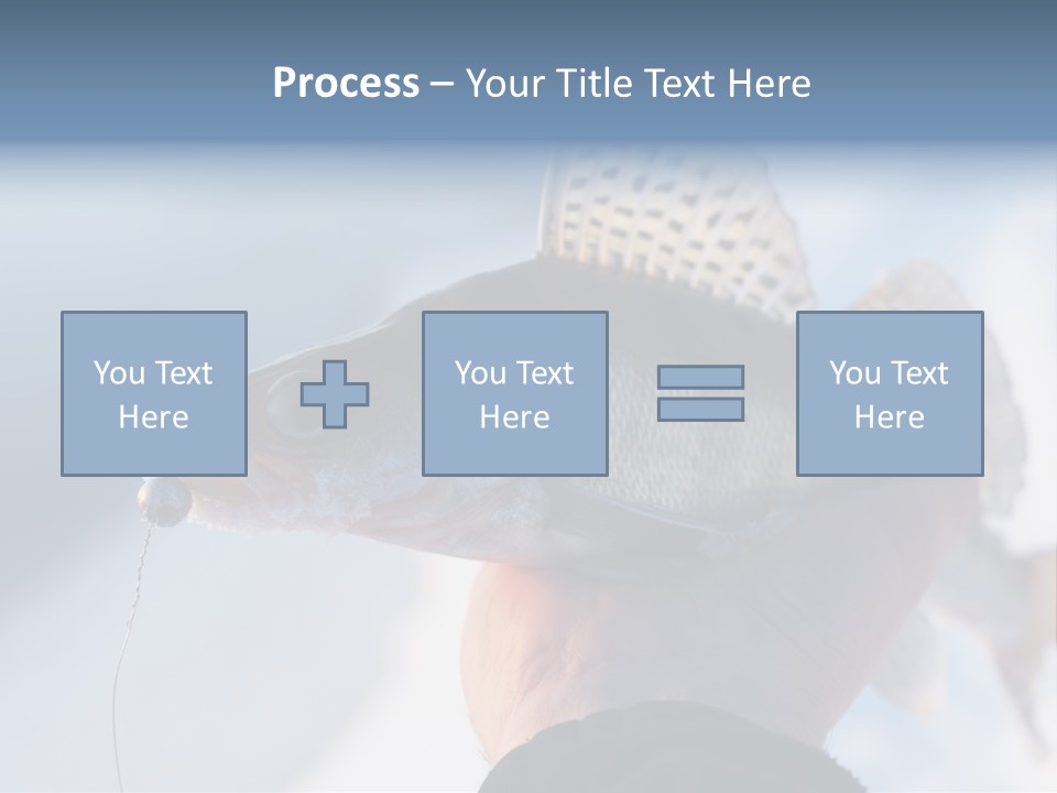 Jerkbait Scales Water PowerPoint Template