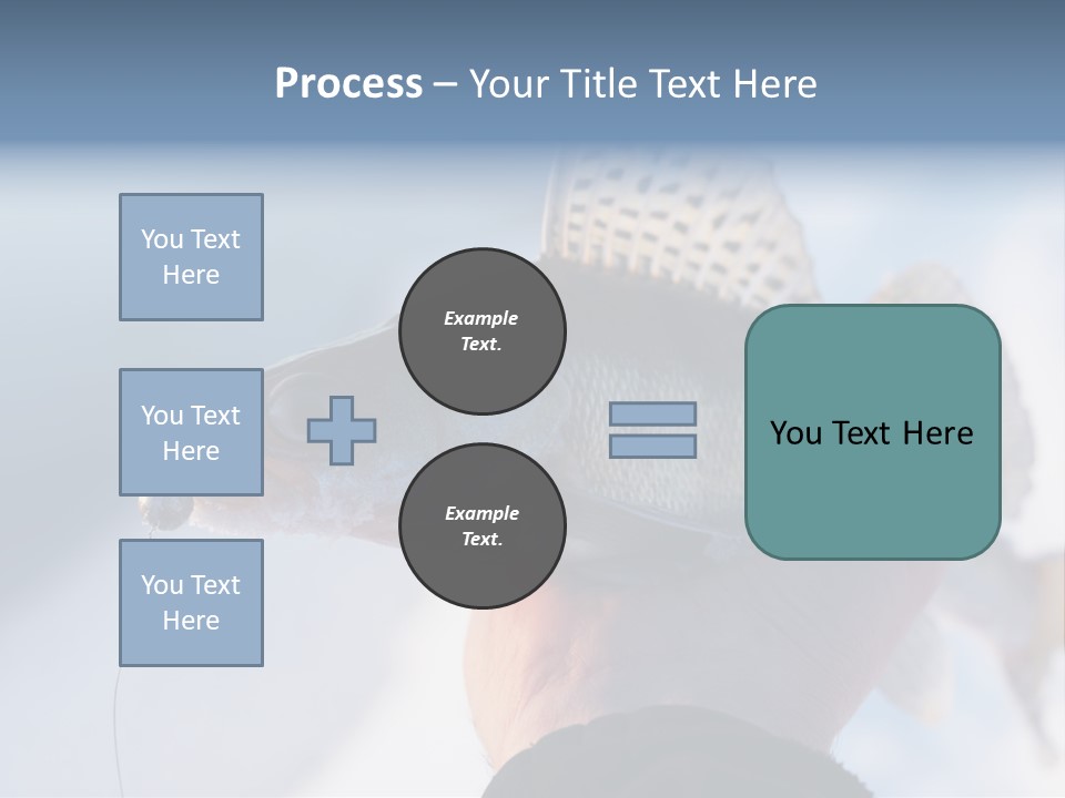 Jerkbait Scales Water PowerPoint Template