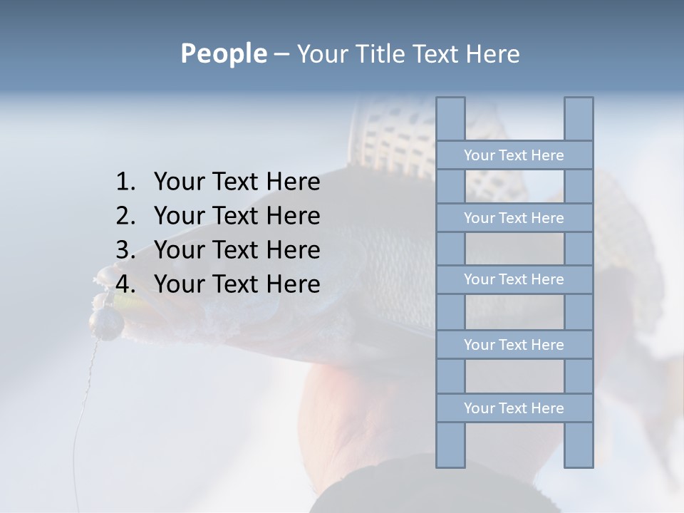Jerkbait Scales Water PowerPoint Template