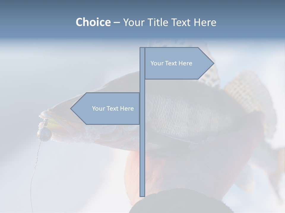 Jerkbait Scales Water PowerPoint Template