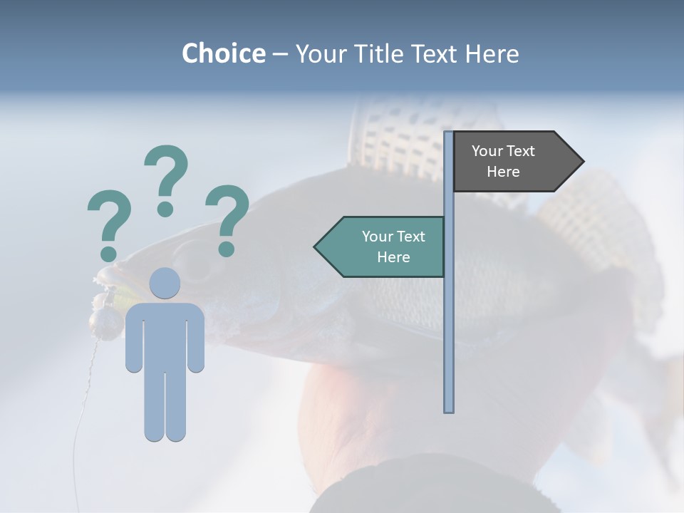 Jerkbait Scales Water PowerPoint Template