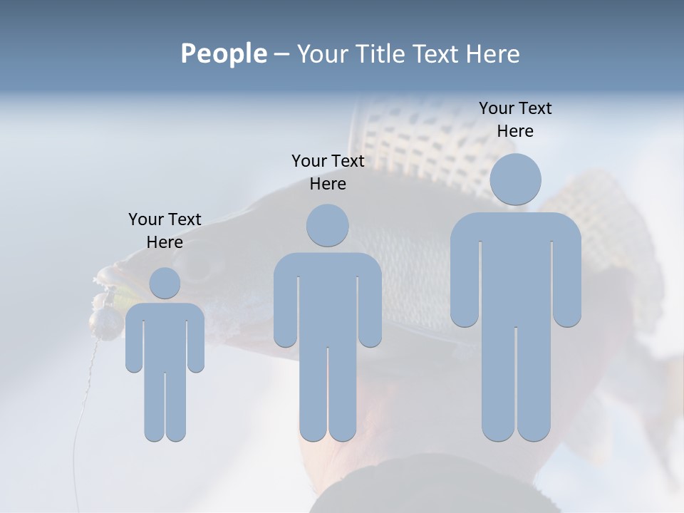 Jerkbait Scales Water PowerPoint Template