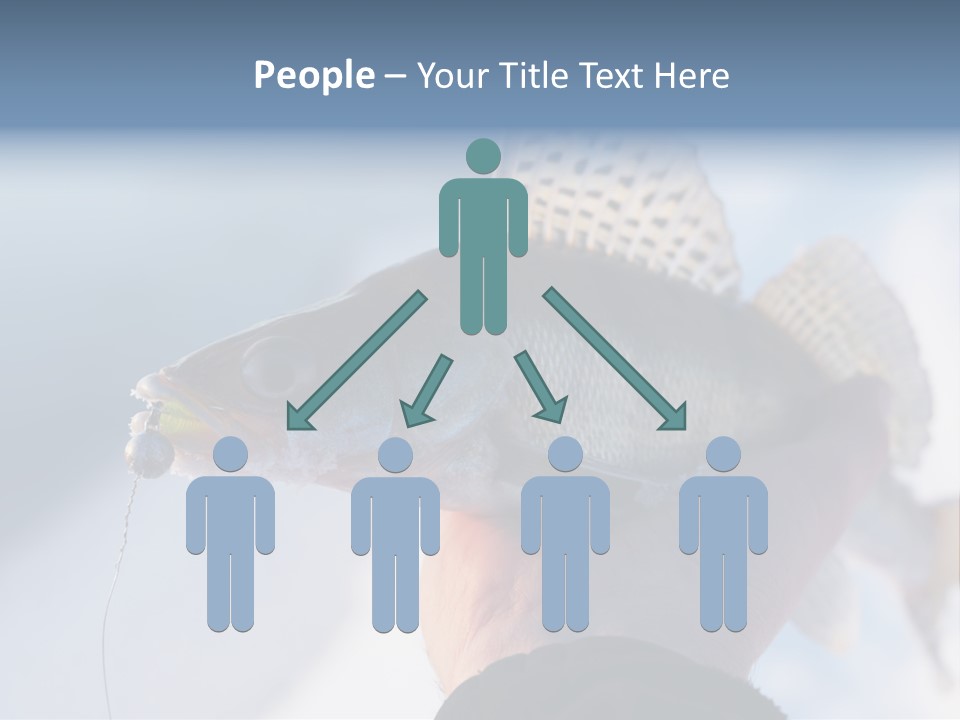 Jerkbait Scales Water PowerPoint Template