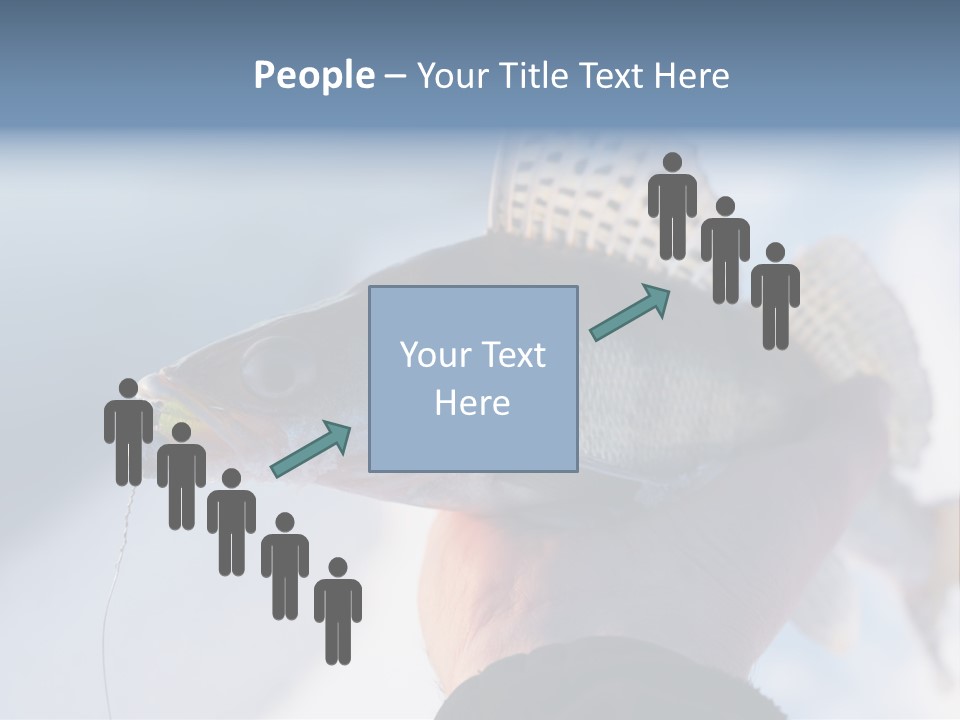 Jerkbait Scales Water PowerPoint Template