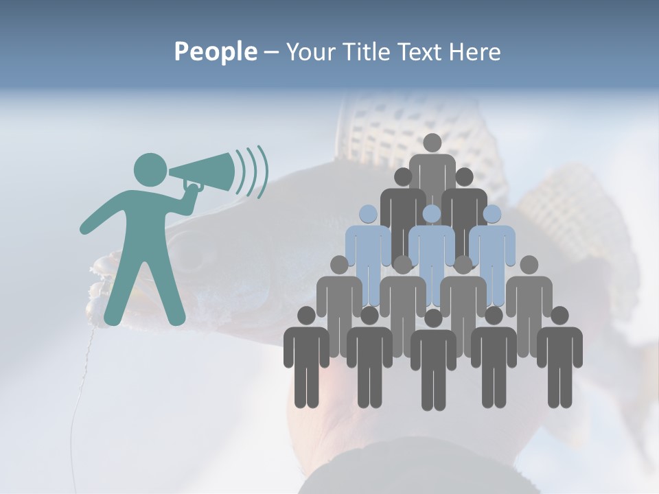 Jerkbait Scales Water PowerPoint Template