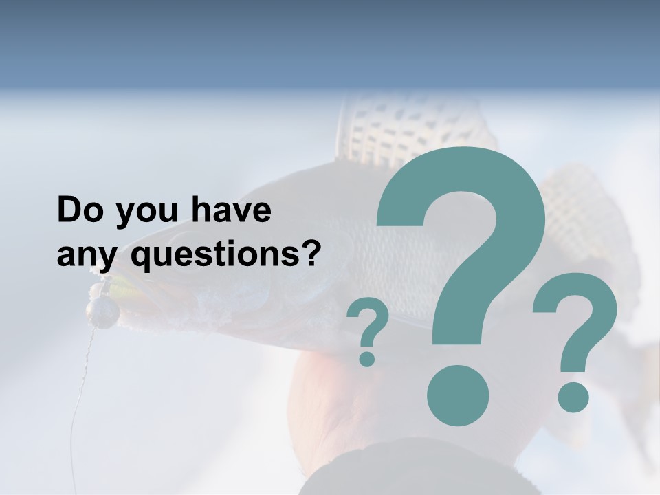 Jerkbait Scales Water PowerPoint Template