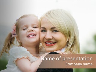 Outdoor Portrait Kid PowerPoint Template