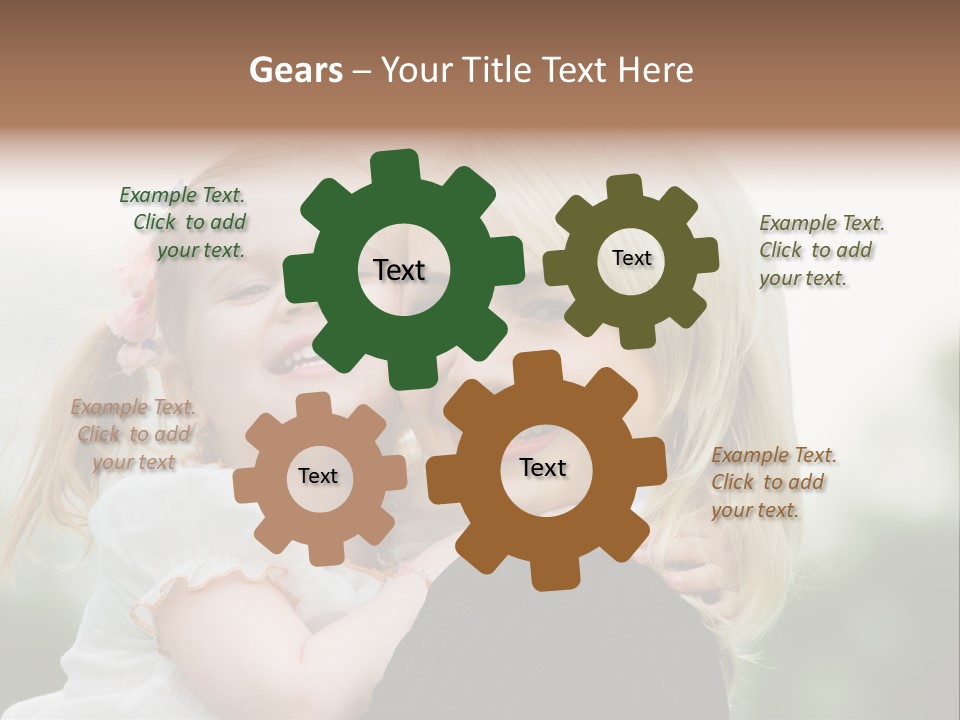 Outdoor Portrait Kid PowerPoint Template