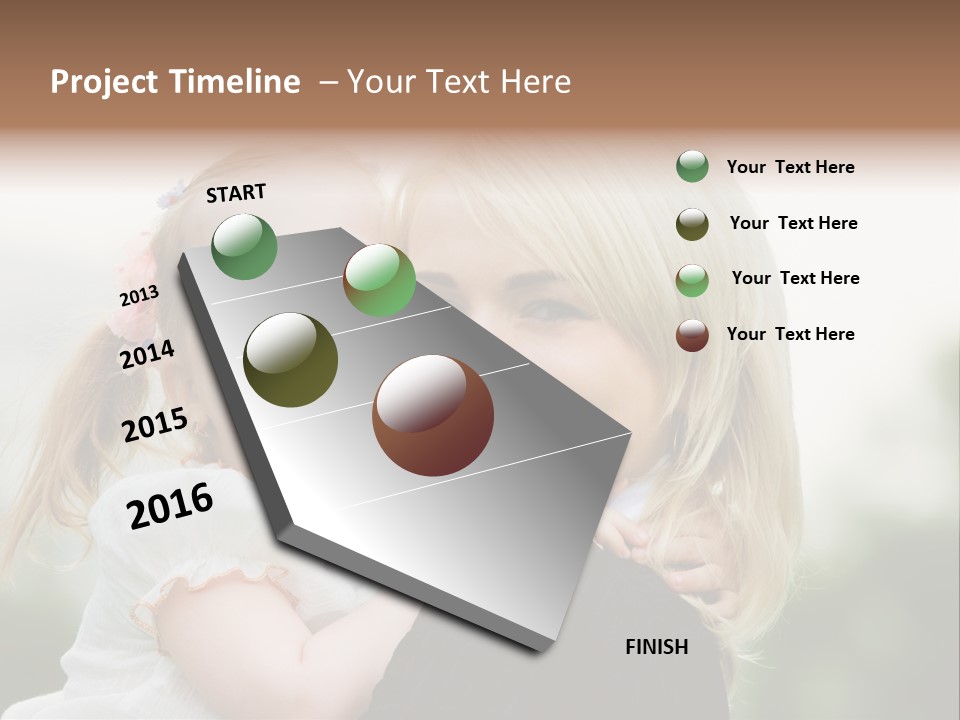 Outdoor Portrait Kid PowerPoint Template