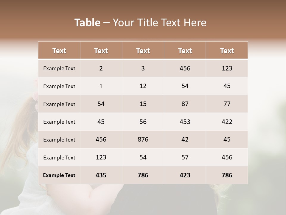 Outdoor Portrait Kid PowerPoint Template