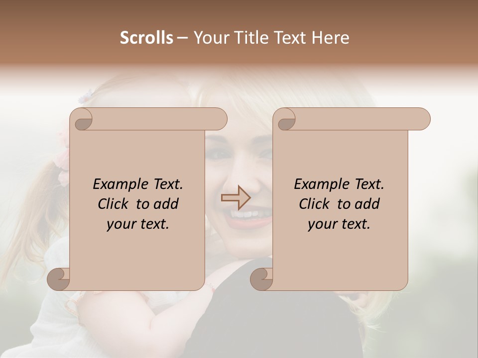 Outdoor Portrait Kid PowerPoint Template