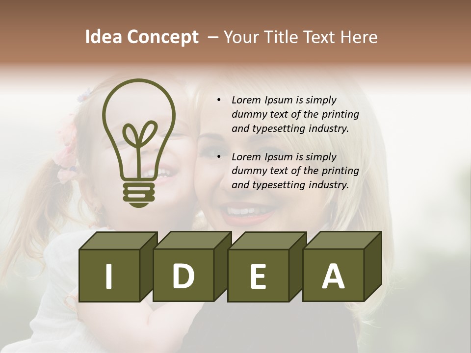 Outdoor Portrait Kid PowerPoint Template