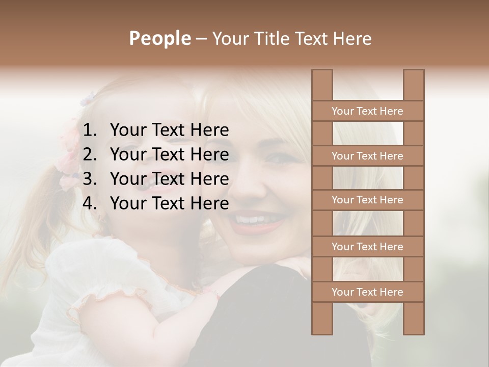 Outdoor Portrait Kid PowerPoint Template