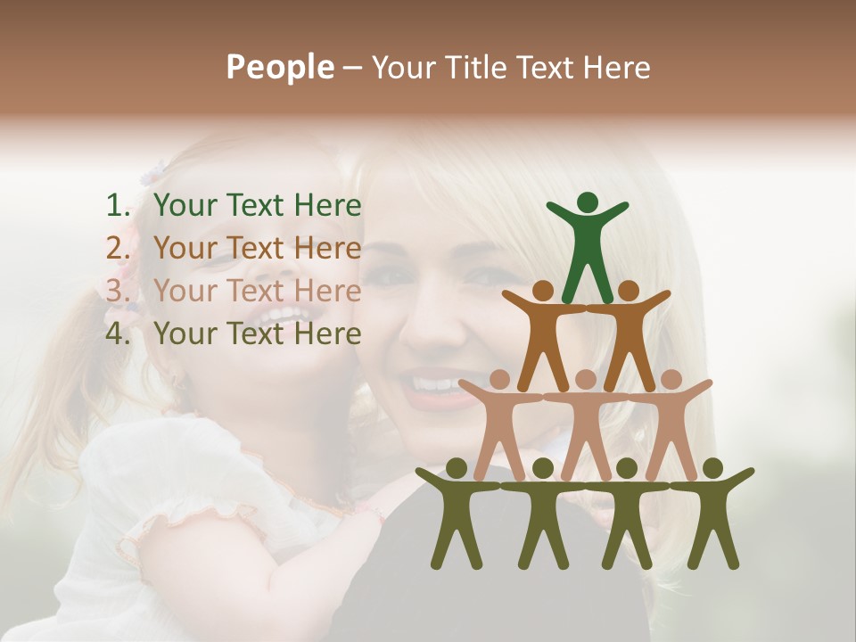 Outdoor Portrait Kid PowerPoint Template