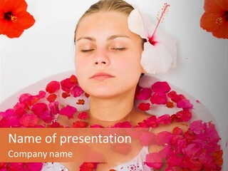 Young Peaceful Tropical PowerPoint Template