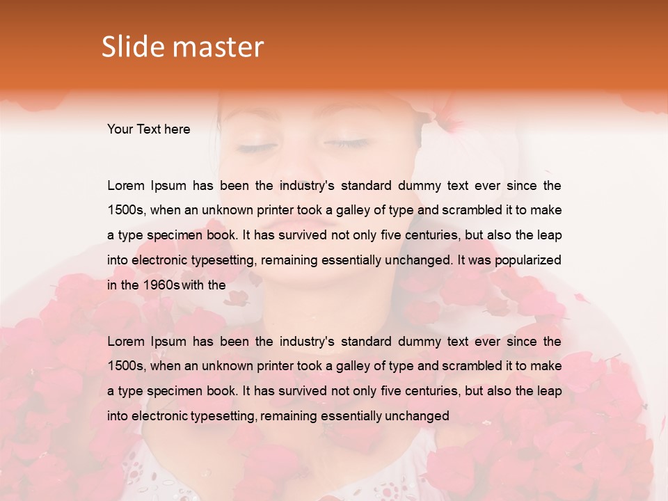 Young Peaceful Tropical PowerPoint Template