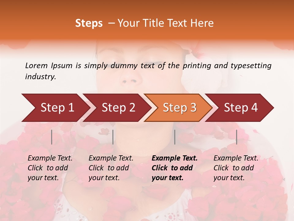 Young Peaceful Tropical PowerPoint Template