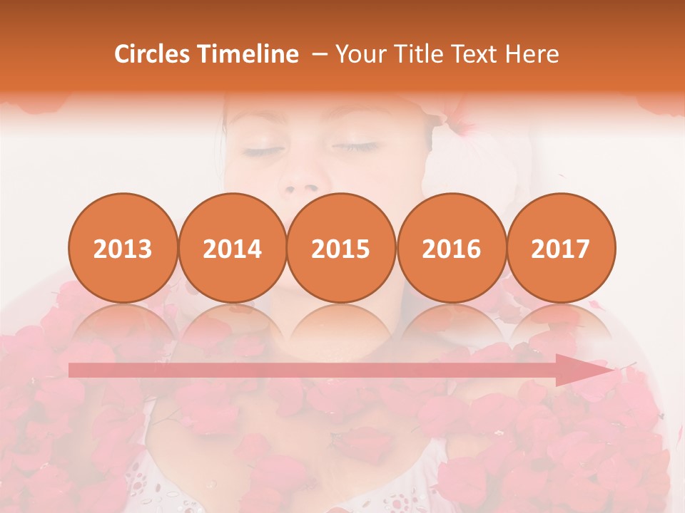 Young Peaceful Tropical PowerPoint Template