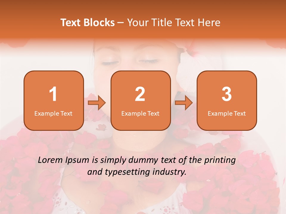 Young Peaceful Tropical PowerPoint Template